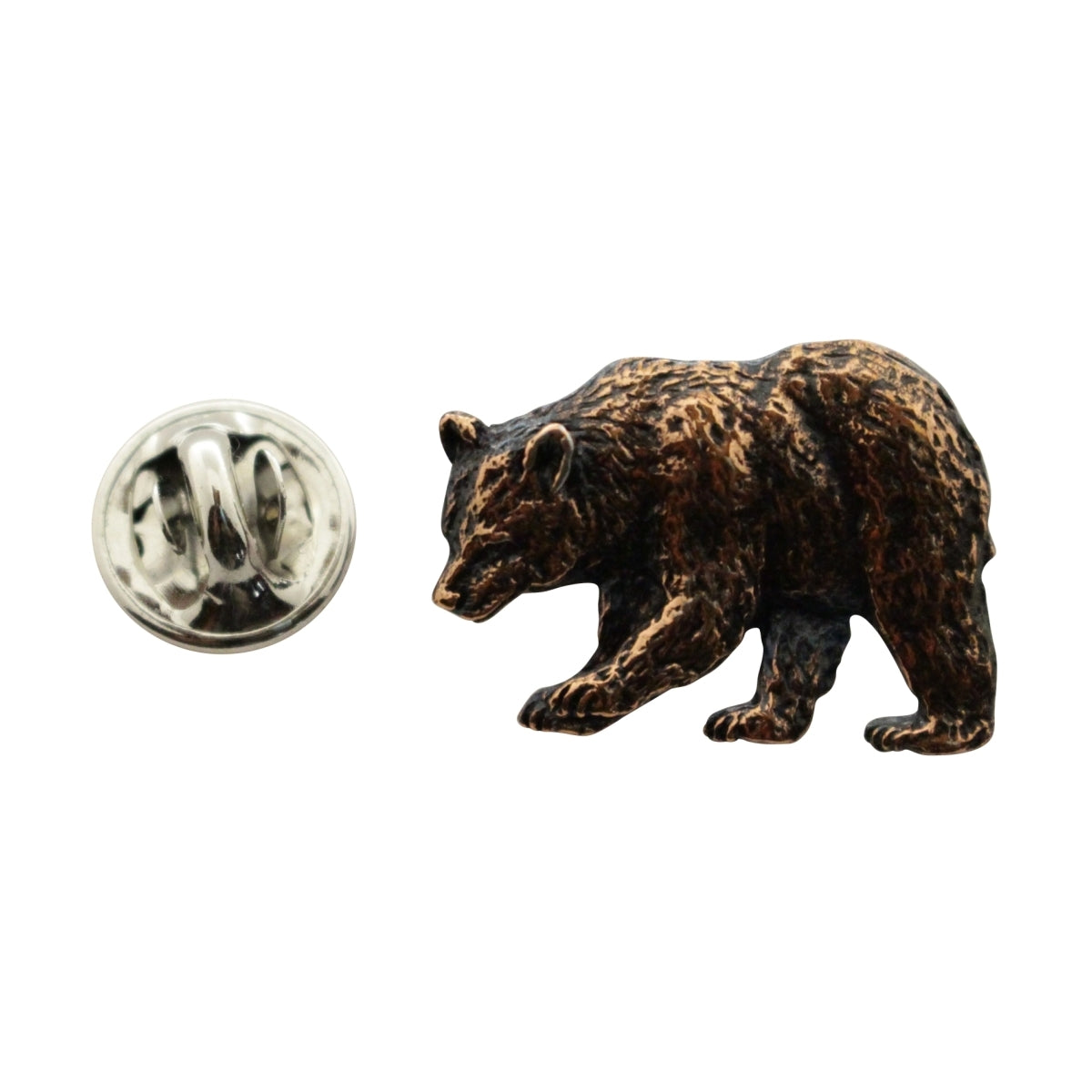 Black Bear Pin ~ Antiqued Copper ~ Lapel Pin ~ Sarah's Treats & Treasures